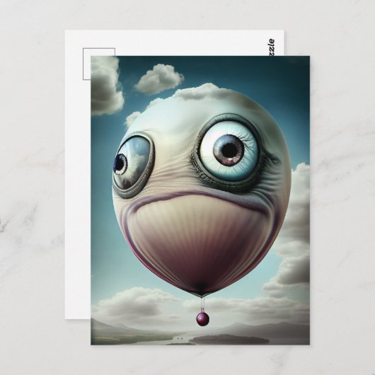 大きなバルーンがあなたを見ているポスター ポストカード (正面/裏面)