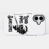 大きなパイプが救生きる iPhone 16ケース (裏面横)