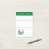 大きなパーソナライズされたゴルフのポストItノート贈り物 ポストイット (デスク上)