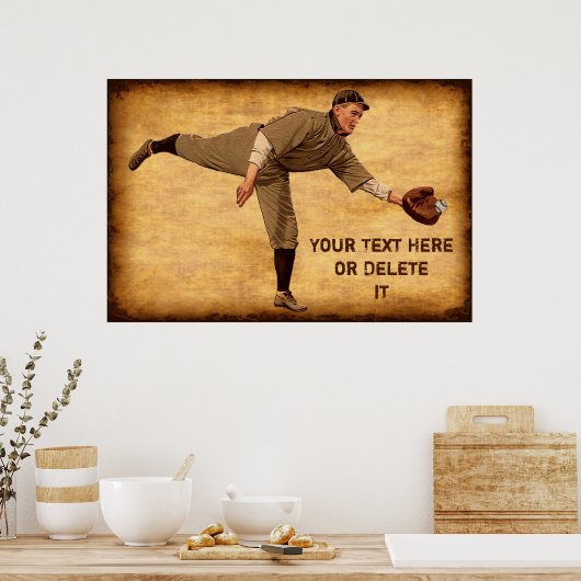 大きなパーソナライズされたヴィンテージのポスター ポスター (キッチン)