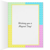 大きなパーソナライズされた誕生日 (内側(右))