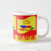 大きなパーティーが始まる祝 ジャンボコーヒーマグカップ (右)