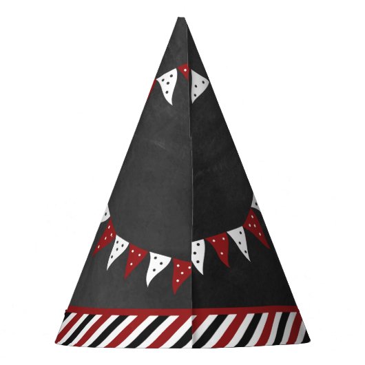 大きなヒット |野球の一回目の誕生日 パーティーハット (裏面)