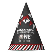 大きなヒット |野球の一回目の誕生日 パーティーハット (正面)