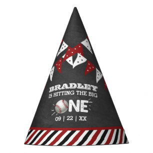 大きなヒット  野球の一回目の誕生日 パーティーハット