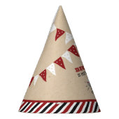 大きなヒット |野球の一回目の誕生日 パーティーハット (左)