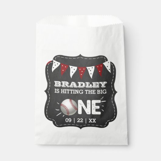 大きなヒット |野球の一回目の誕生日 フェイバーバッグ (正面)