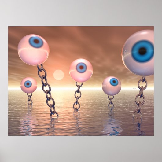 大きなビジョンとチェーン ポスター (正面)