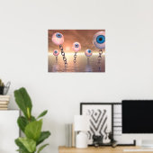 大きなビジョンとチェーン ポスター (ホームオフィス)