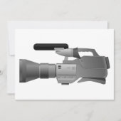 大きなビデオカメラの招待状 招待状 (正面)