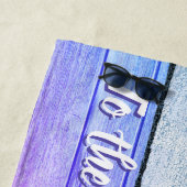 大きなビーチのビーチ ビーチタオル (インサイチュ)