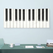 大きなピアノ鍵カスタマイズ可能な音楽 横断幕 (トレードショー)