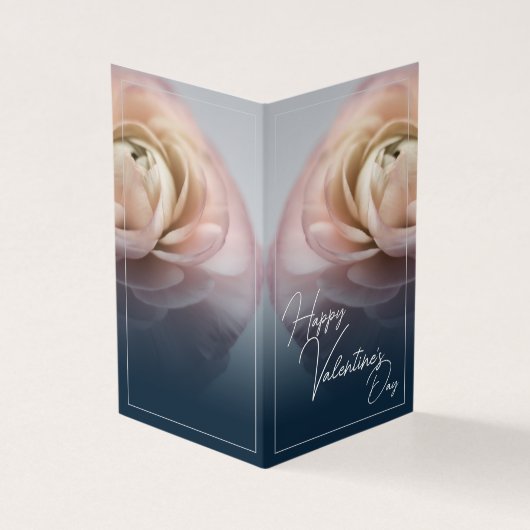 大きなピンクのバラのハッピーバレンタインデー (外部)