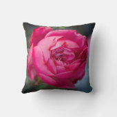 大きなピンクのバラ クッション (裏面)