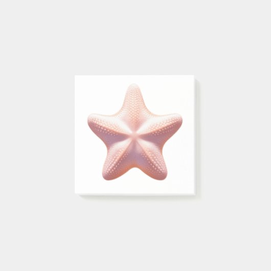 大きなピンクのヒトデ ポストイット (正面)
