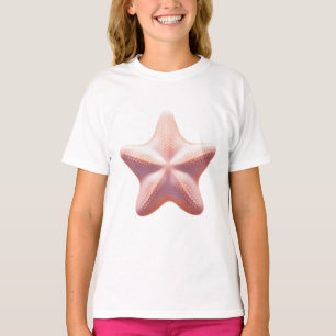 大きなピンクのヒトデ Tシャツ