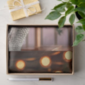 大きなピンクの眼鏡でデコップグレーのカバ 薄葉紙 (ギフト)