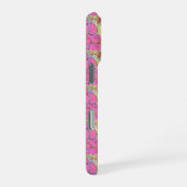 大きなピンクの花 iPhoneケース (右側面)