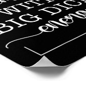 大きなフェミニズムの女性がいる女性 ポスター (角)