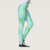 大きなフローラスケッチデザイン レギンス (右)