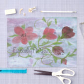 大きなフローラティッシュペーパー 薄葉紙 (クラフト)