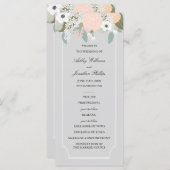 大きなフローラ結婚式 プログラム (正面/裏面)