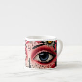 大きなフローラ エスプレッソカップ (正面右)