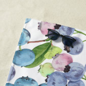 大きなブルーベリーの果実  ビーチタオル (インサイチュ)