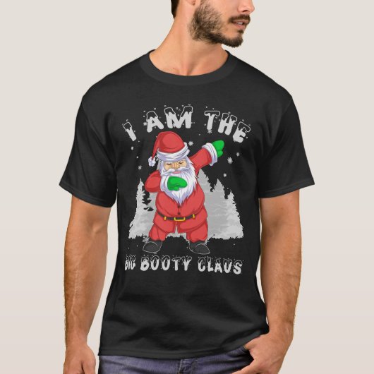 大きなブーティーのあるサンタクロース Tシャツ (正面)