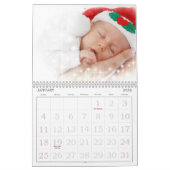 大きなプリントパーソナライズされたカレンダー カレンダー (1月 2026)