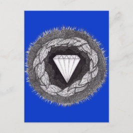 大きなプレッシャーの中で形成されたダイヤモンド ポストカード