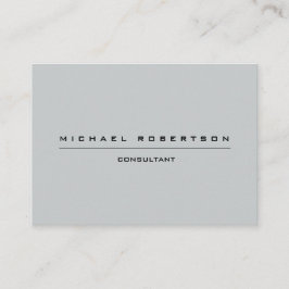 大きなプレーンユニーク特殊グレー 名刺