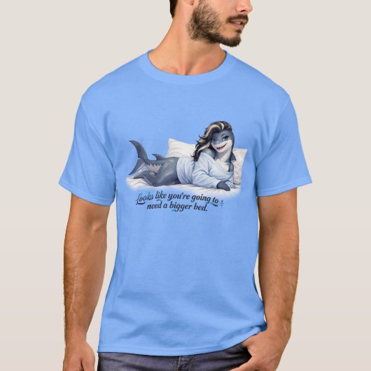 大きなベッド Tシャツ (正面)