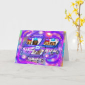 大きなベビー カード (黄色い花)