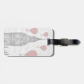 大きなベンと赤い熱気球 ラゲッジタグ (裏面横)