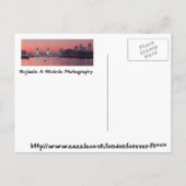 大きなベンの家々 – 議会の家 – ロンドンのイギリスの ポストカード (裏面)