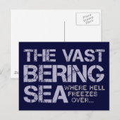 大きなベーリング海… ポストカード (正面/裏面)