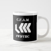 大きなペーパーウェイトマグ ジャンボコーヒーマグカップ (右)