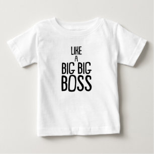 大きなボス ベビーTシャツ