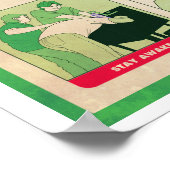 大きなポスターを使ったビデオゲームのマラソンの危険性 ポスター (角)