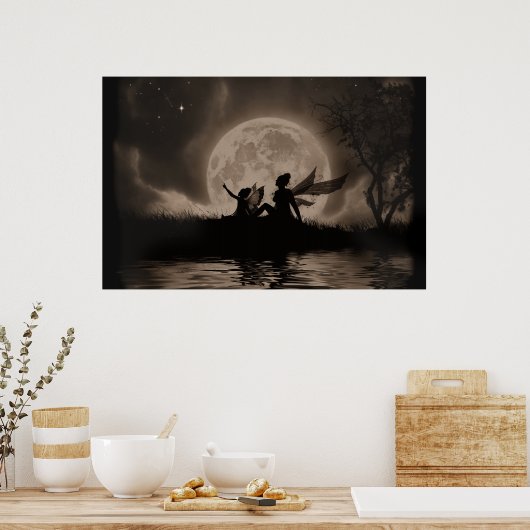 大きなポスターを押し付ける ポスター (キッチン)