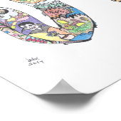 大きなポスター：アルファベット ポスター (角)