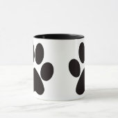 大きなポープリントコーヒーマグ マグカップ (中央)