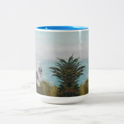 大きなマグカップとキーソン ツートーンマグカップ (中央)