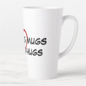 大きなマグカップと大きな抱擁 カフェラテマグ (右)