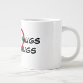 大きなマグカップと大きな抱擁 ジャンボコーヒーマグカップ (右)