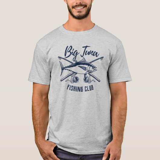 大きなマグロを釣り上げろ Tシャツ (正面)