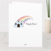 大きなマスクを使った演劇先生に感謝 サンキューカード (裏面)