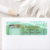 大きなメイスンジャー&ライツミント素朴ズ結婚 ラベル (インサイチュ)