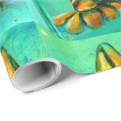 大きなメインロブスターオングリーンラッピング紙 ラッピングペーパー (ロールコーナー)